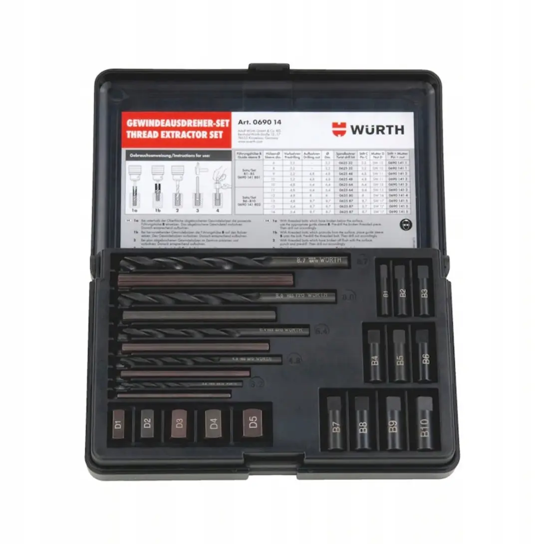Würth Schroefverwijderaar Set 25-delig