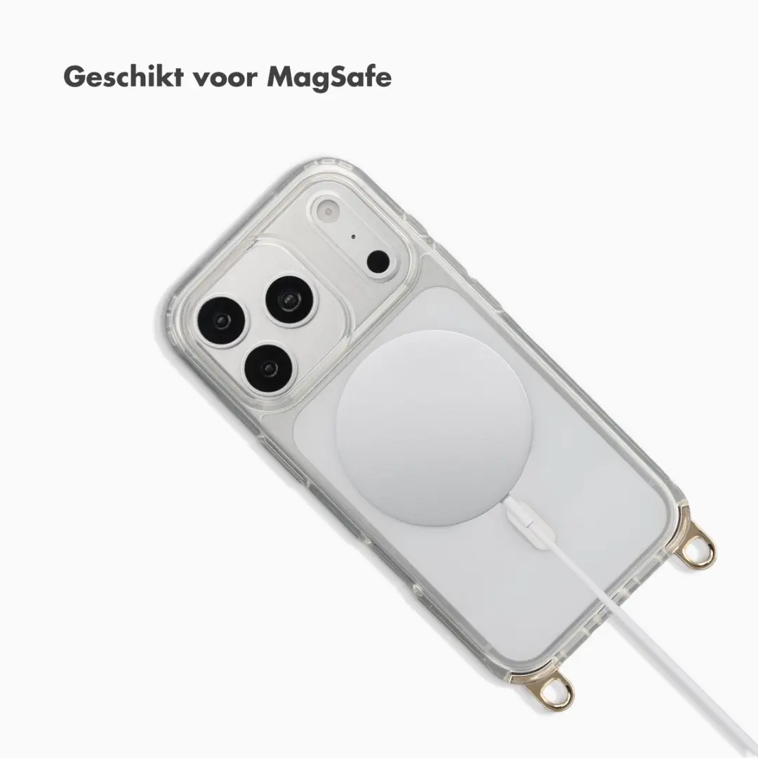Selencia Hoesje iPhone 17 Pro Max - Transparant MagSafe