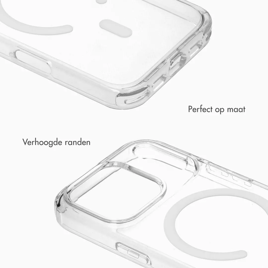 Selencia Hoesje iPhone 17 Pro Max - Transparant MagSafe