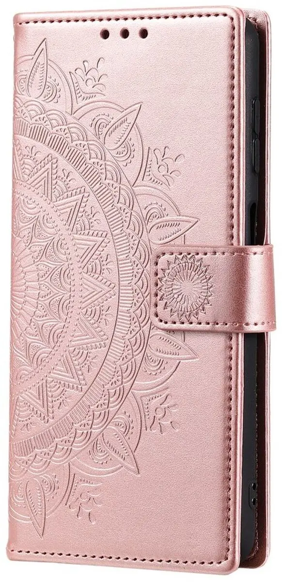 Selected Hoesje Samsung Galaxy A57 Mandala - Roze Goud - 3 Pasjes