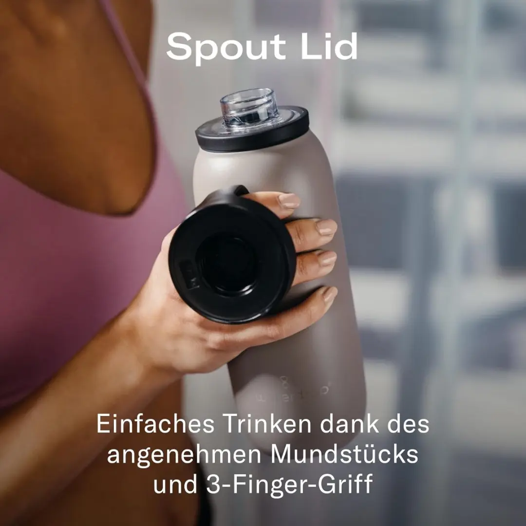 Waterdrop All Purpose Thermosfles 600ml - Zwart