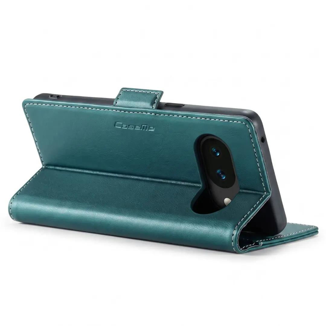 Caseme Wallet Hoesje Google Pixel 10a Anti-RFID Groen FOLIO-CASEM-GN-PX10A
