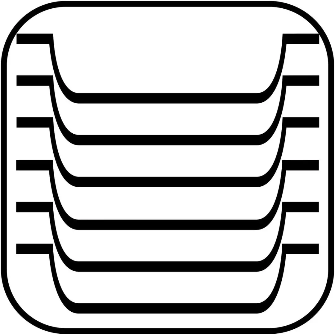 APS Gastro Serveertablet Rond Ø40.5cm - 12 Stuks