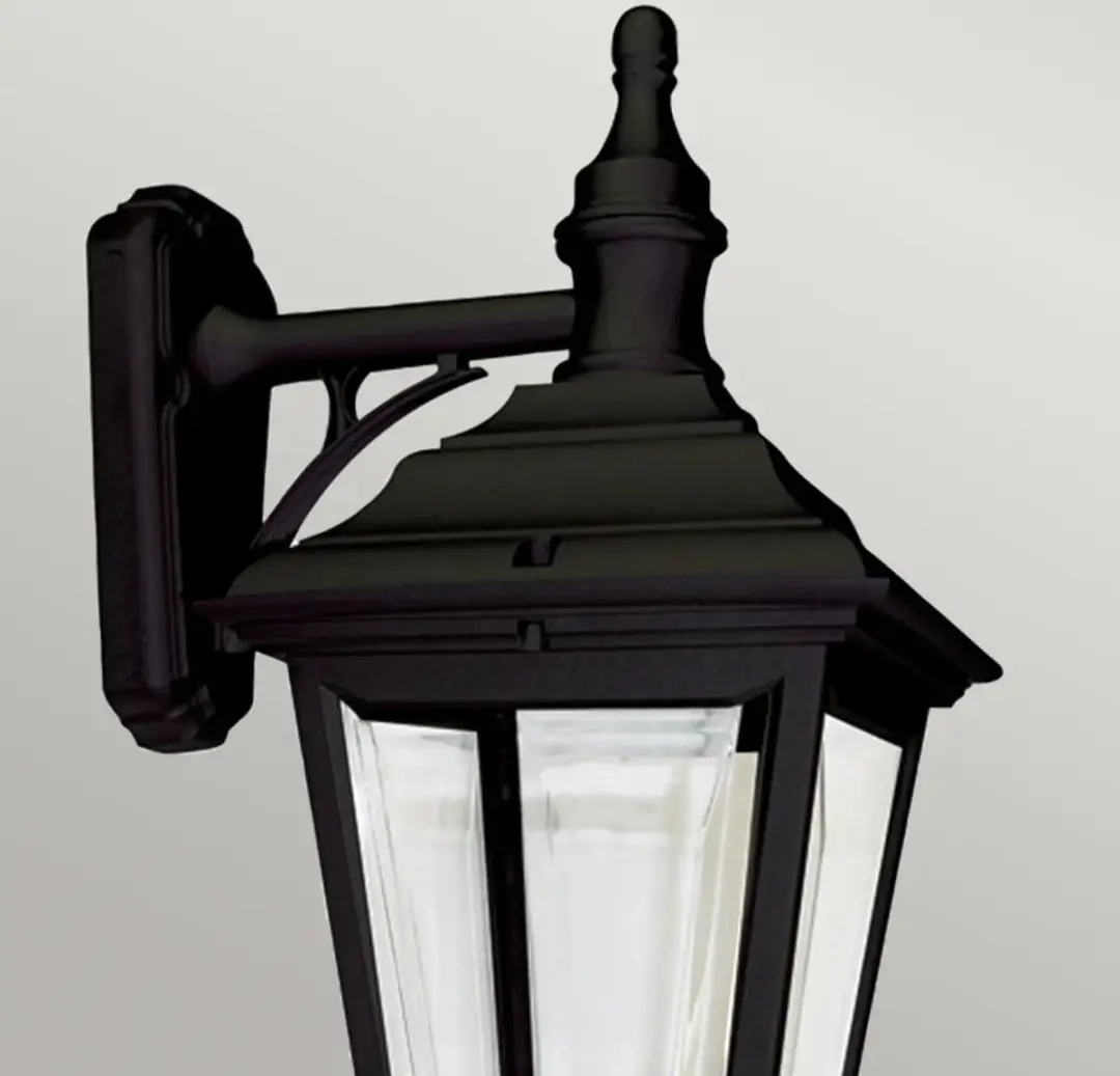 Elstead Lighting Kerry LED Wandlamp E27 60W IP44 - Dimbaar - Zwart
