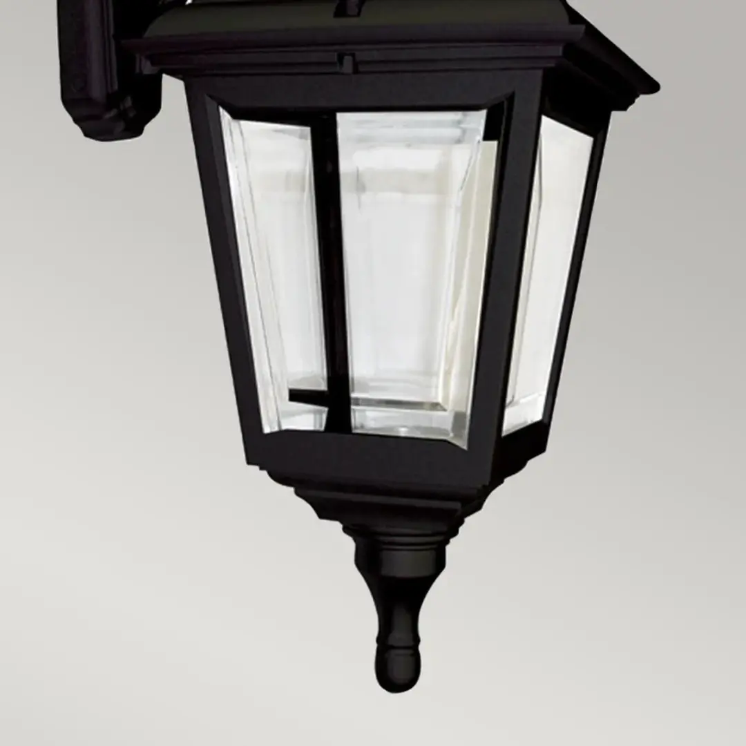 Elstead Lighting Kerry LED Wandlamp E27 60W IP44 - Dimbaar - Zwart
