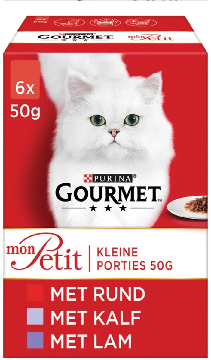 Gourmet Mon Petit Vlees Kattenvoer