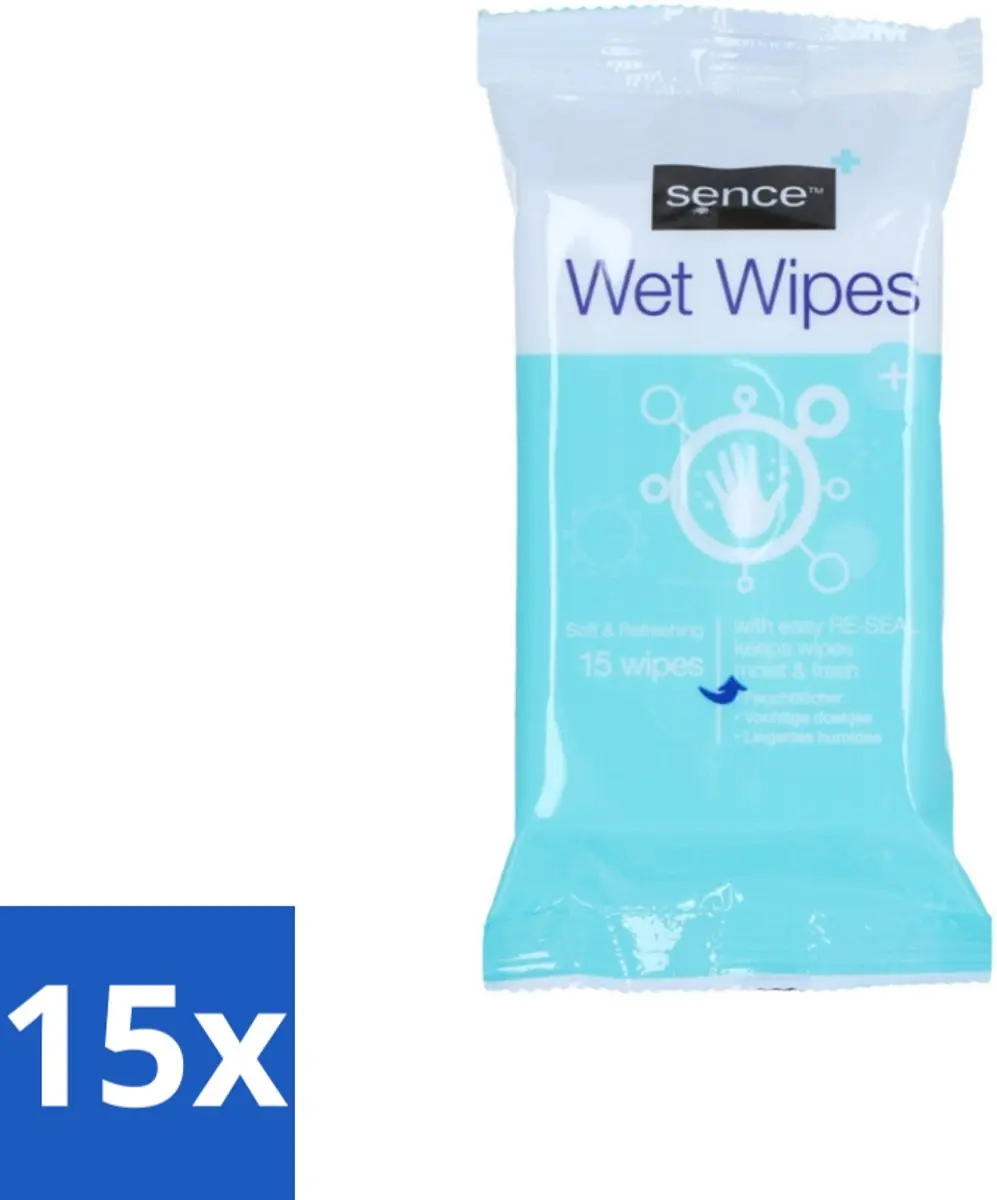 Sence Vochtige Doekjes 15 Stuks