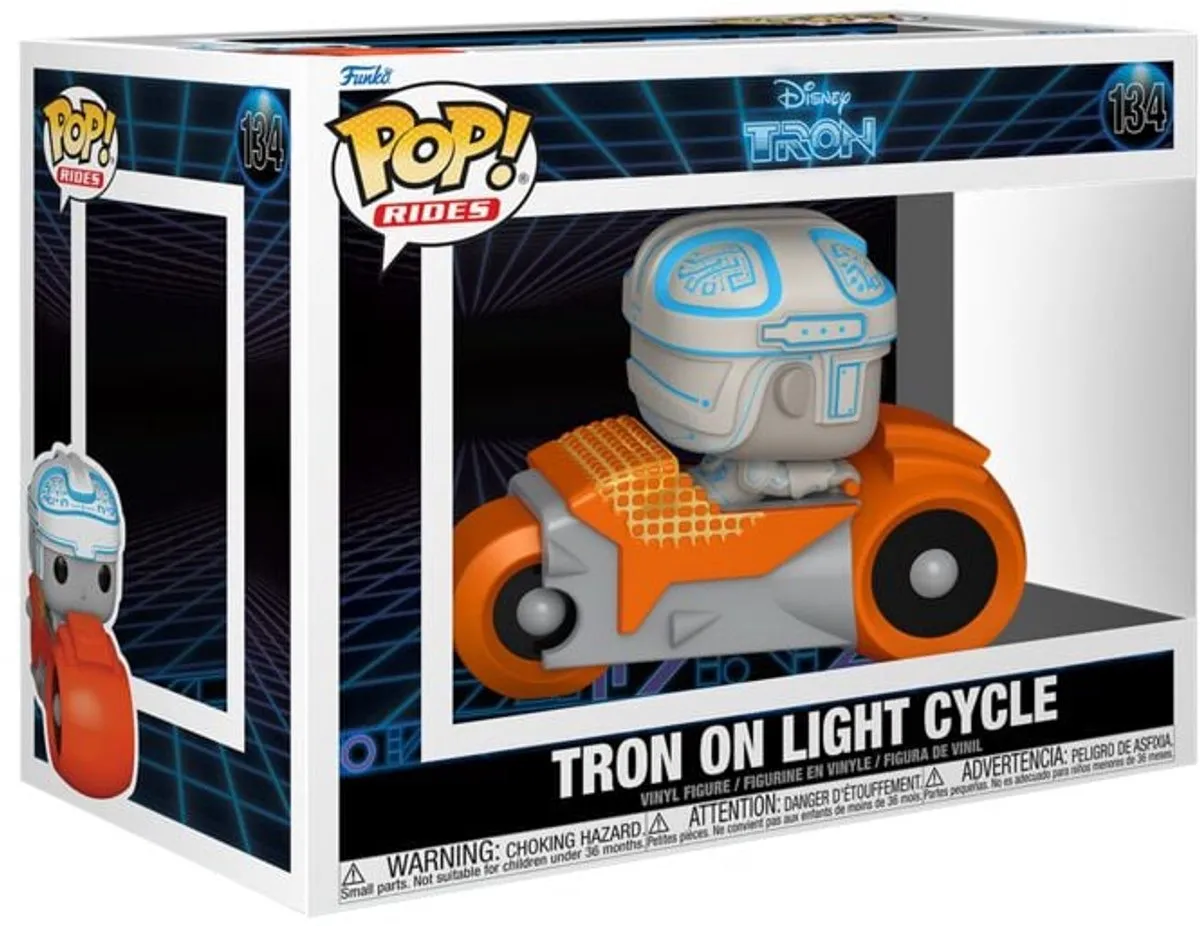Funko Tron Tron on Light Cycle Pop! Rides Deluxe 134 - Vinylfiguur