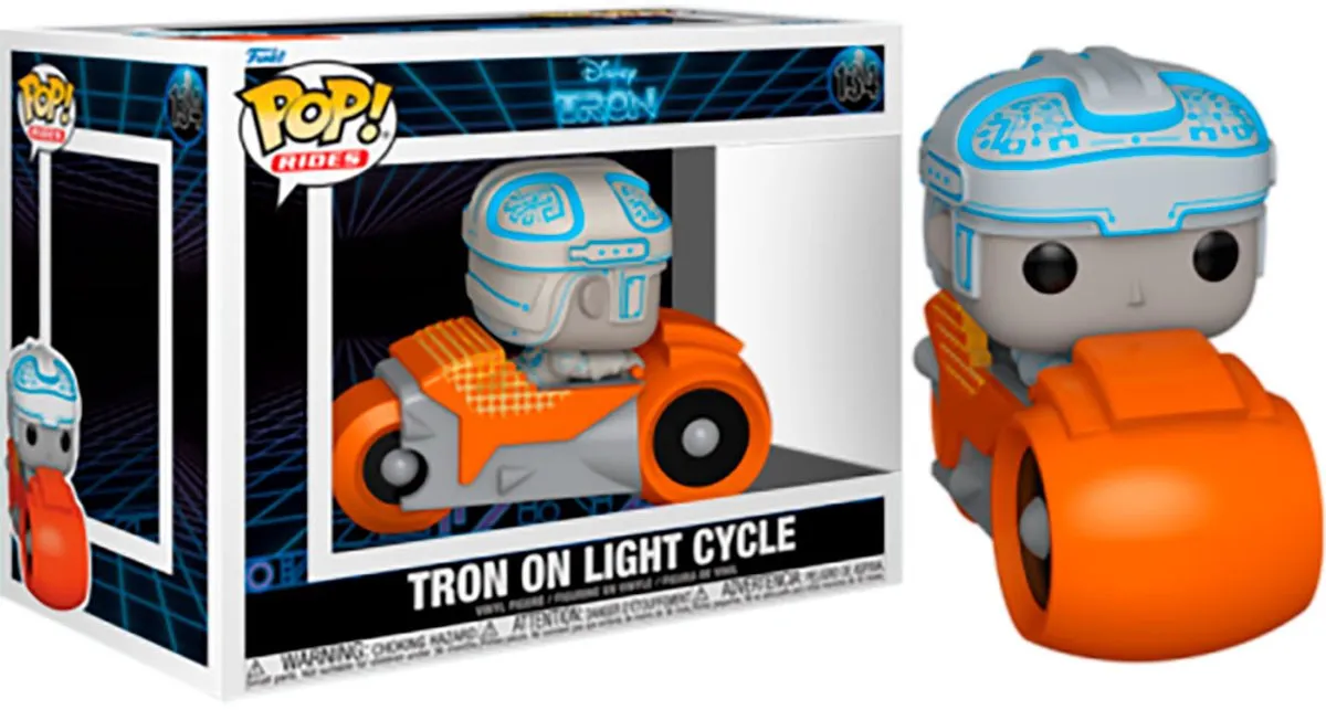 Funko Tron Tron on Light Cycle Pop! Rides Deluxe 134