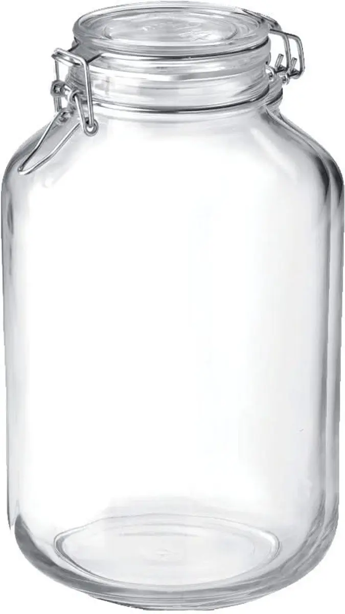 Bormioli Rocco Weckpot 4L - Transparant