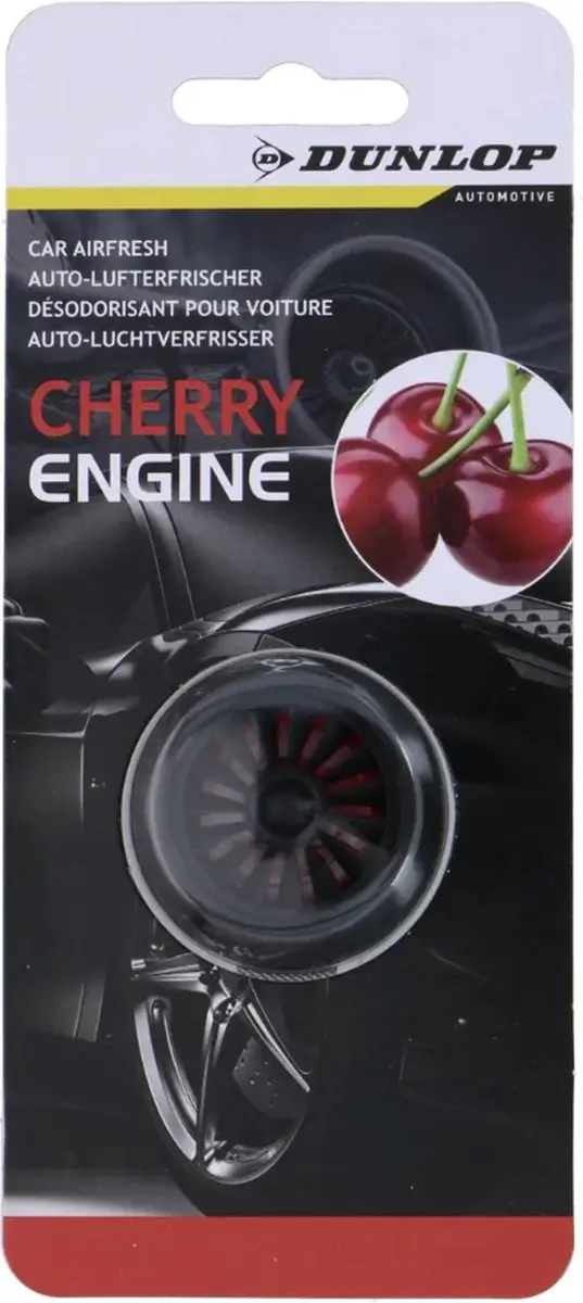 Dunlop Cherry Engine Luchtverfrisser Auto 2.5ml