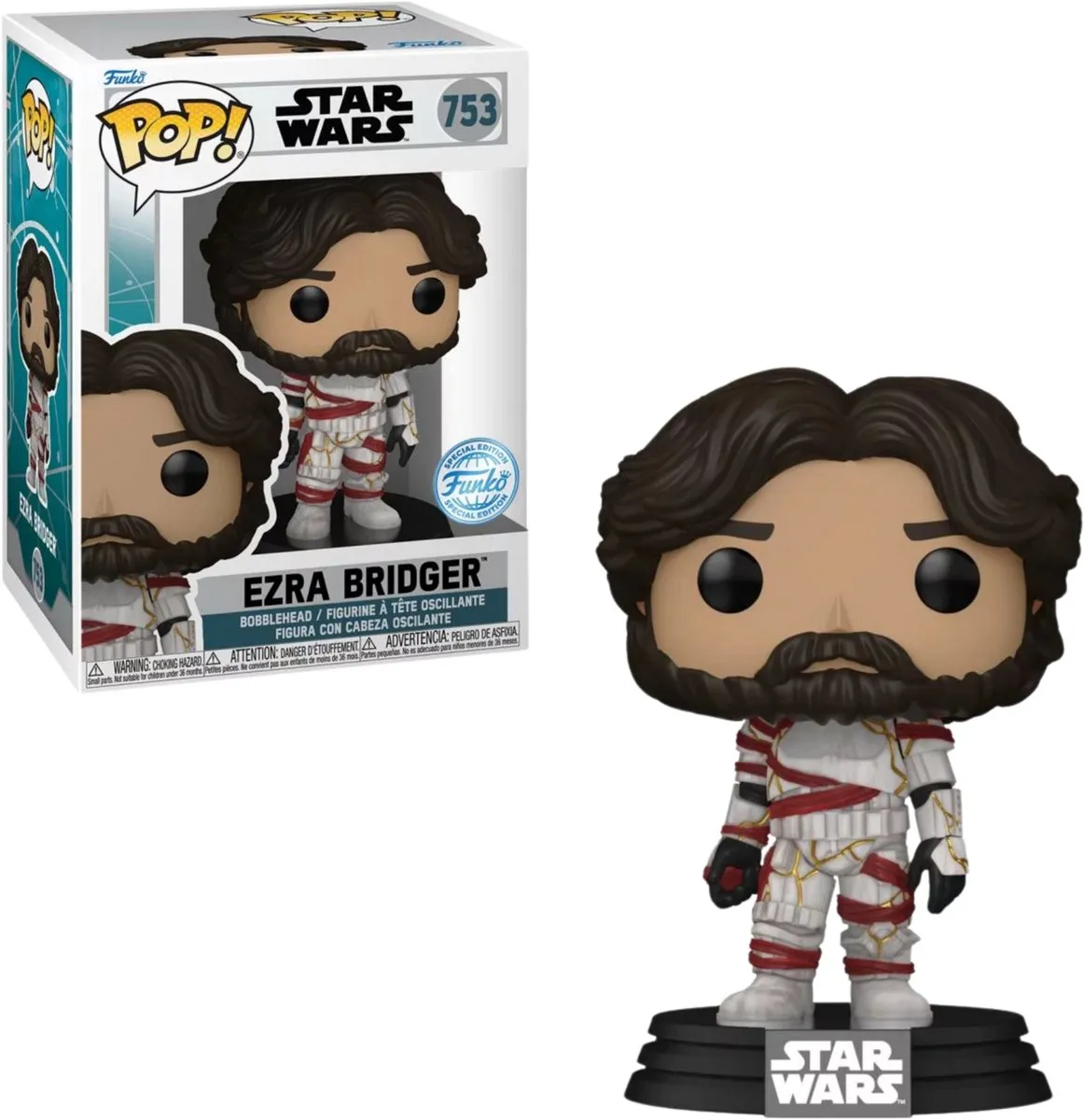 Funko Pop! Star Wars Ezra Bridger #753 - Multicolor