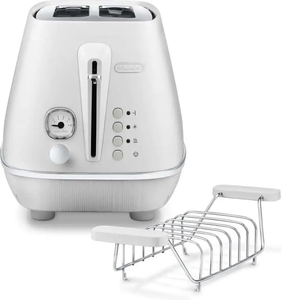 De'Longhi Distinta Moments Broodrooster 2-snijders - 900W - Wit