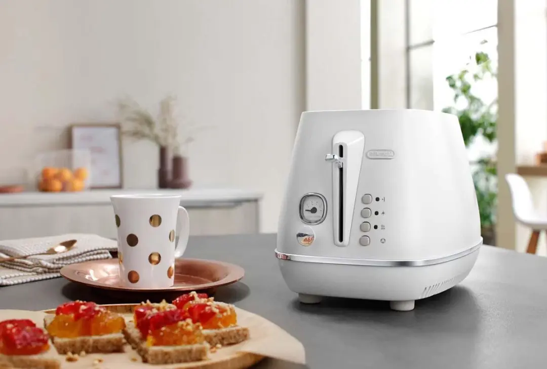 De'Longhi Distinta Moments Broodrooster 2-snijders - 900W - Wit