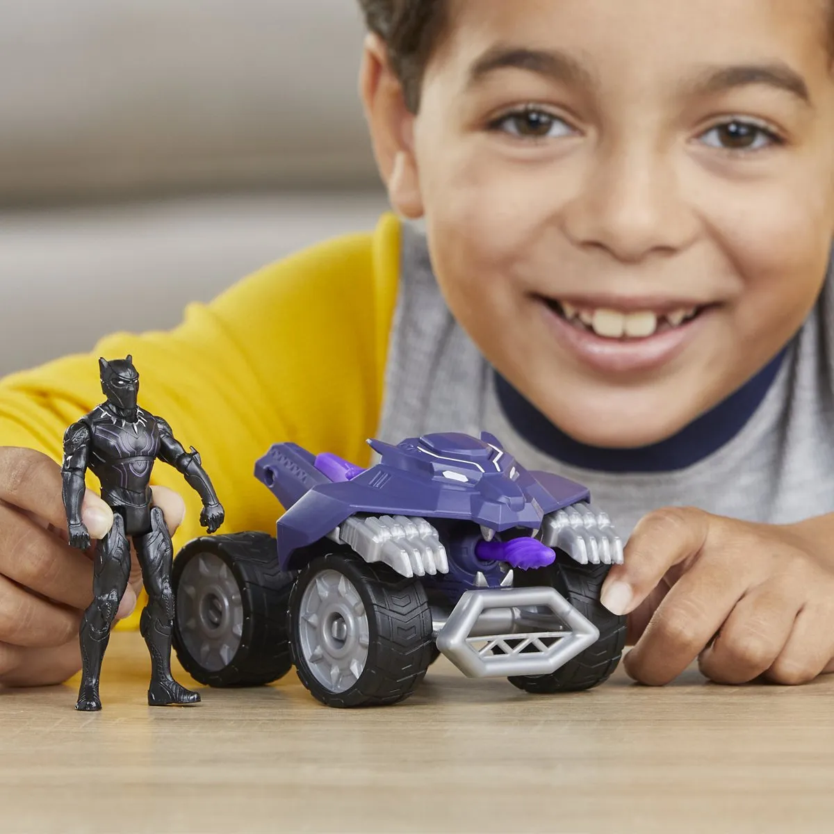 Hasbro Marvel Avengers Epic Hero Series Black Panther ATV - F93285L0 - Multicolor