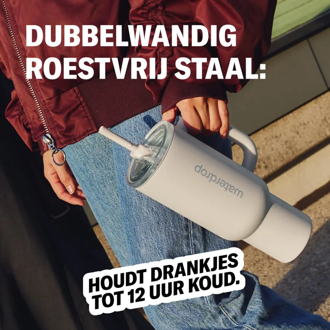 Waterdrop Explorer Thermo Drinkbeker 1,1L - Off-White