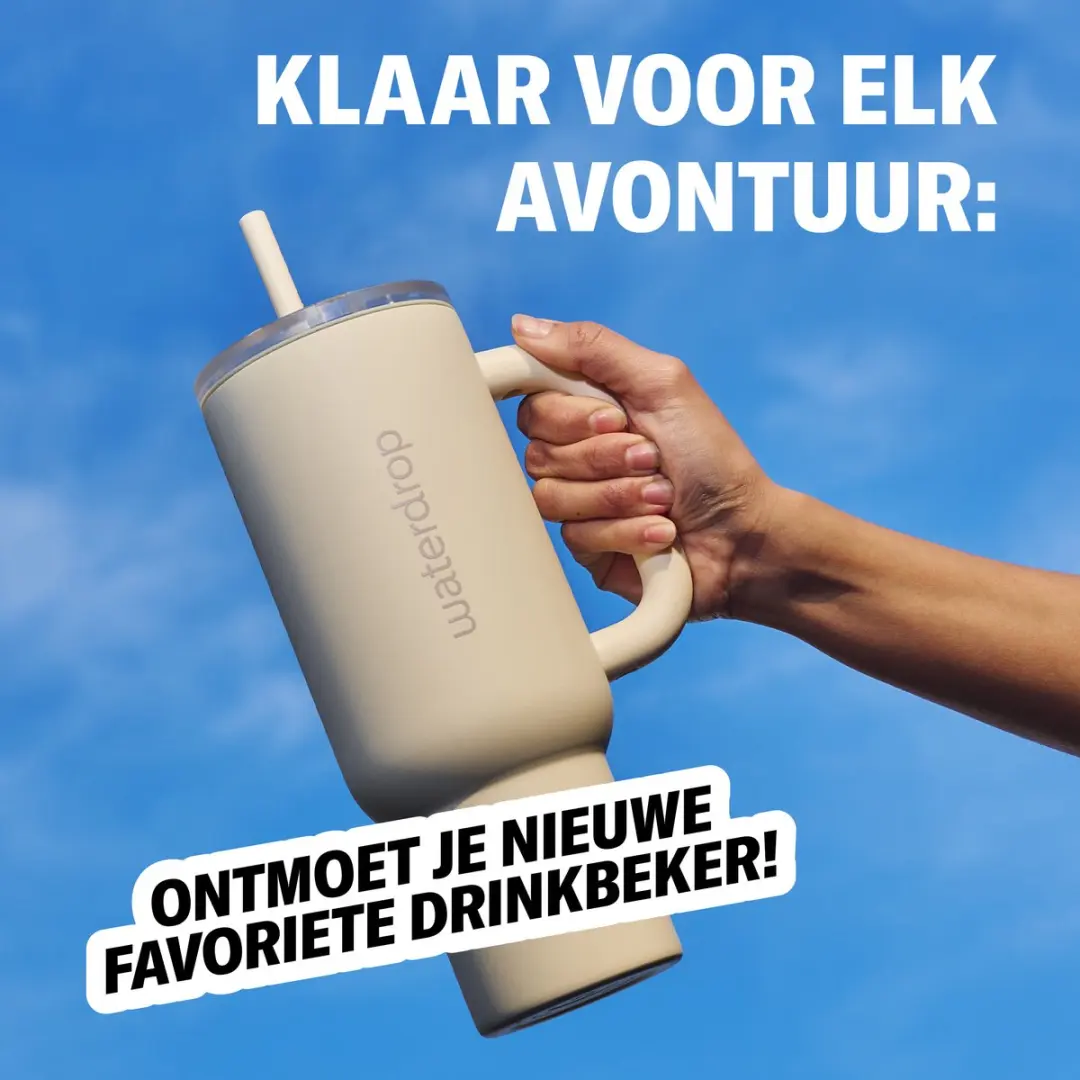 Waterdrop Explorer Thermo Drinkbeker 1,1L - Off-White