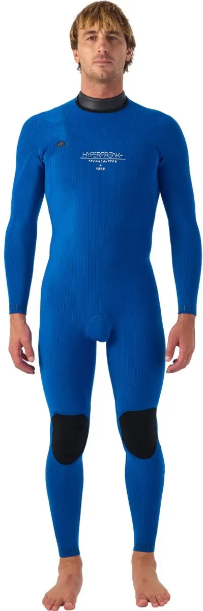 O'Neill Hyperfreak 5/4+ Chest Zip Wetsuit - Zwart - XL