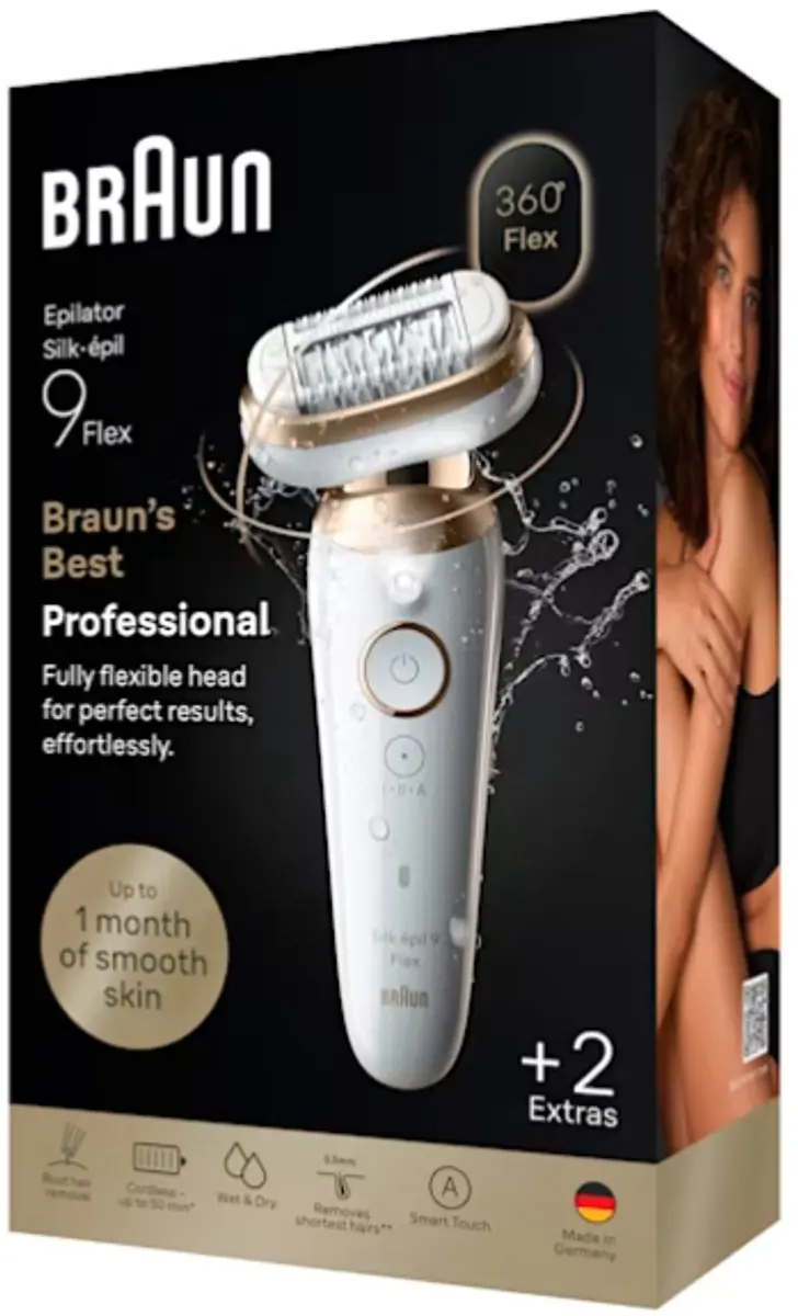 Braun Silk-épil 9 Flex 40 Pincetten - Goud/Wit - afbeelding 3 van 3