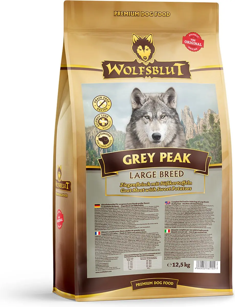 Wolfsblut Grey Peak Large Breed 12,5 kg