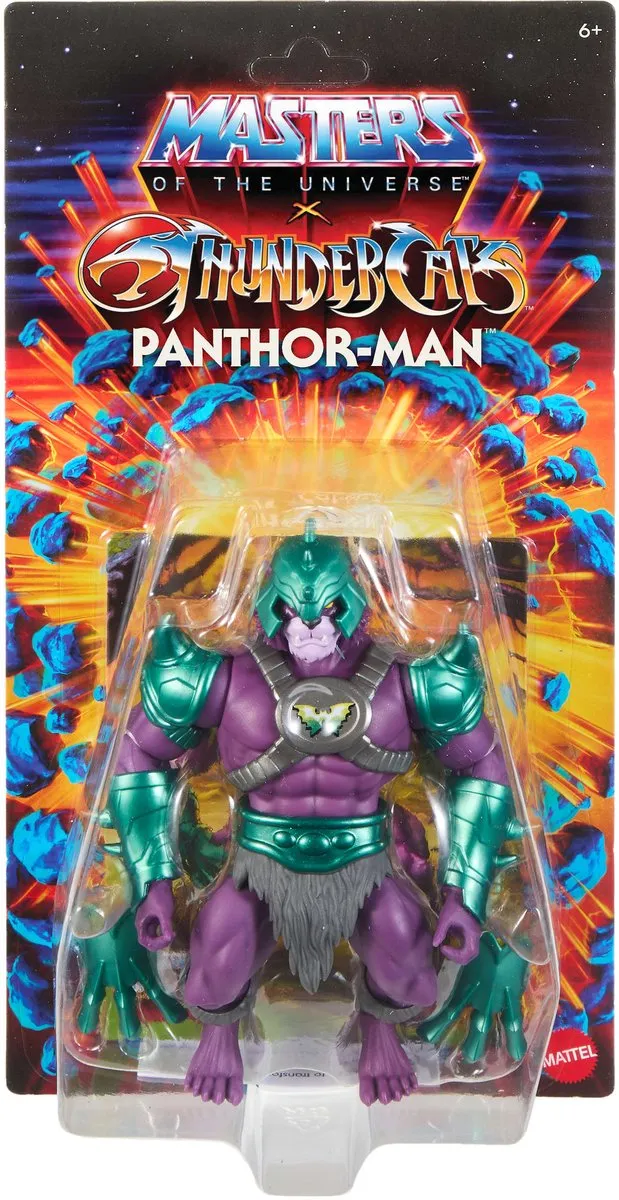 Mattel Masters of the Universe x ThunderCats Panthor Actiefiguur 14cm - Multi