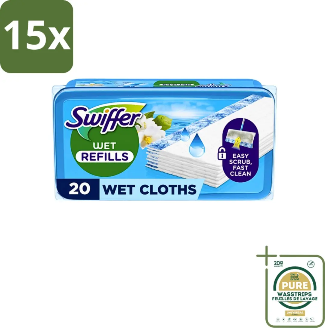 Swiffer Wet Vloerdoekjes Citrus Navulling PG722695