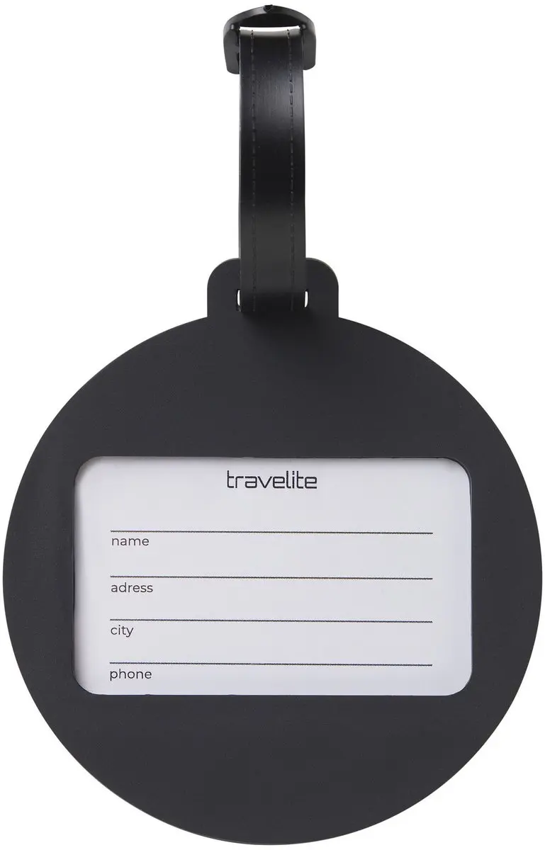 Travelite NFL Bagagelabel 9cm - Zwart