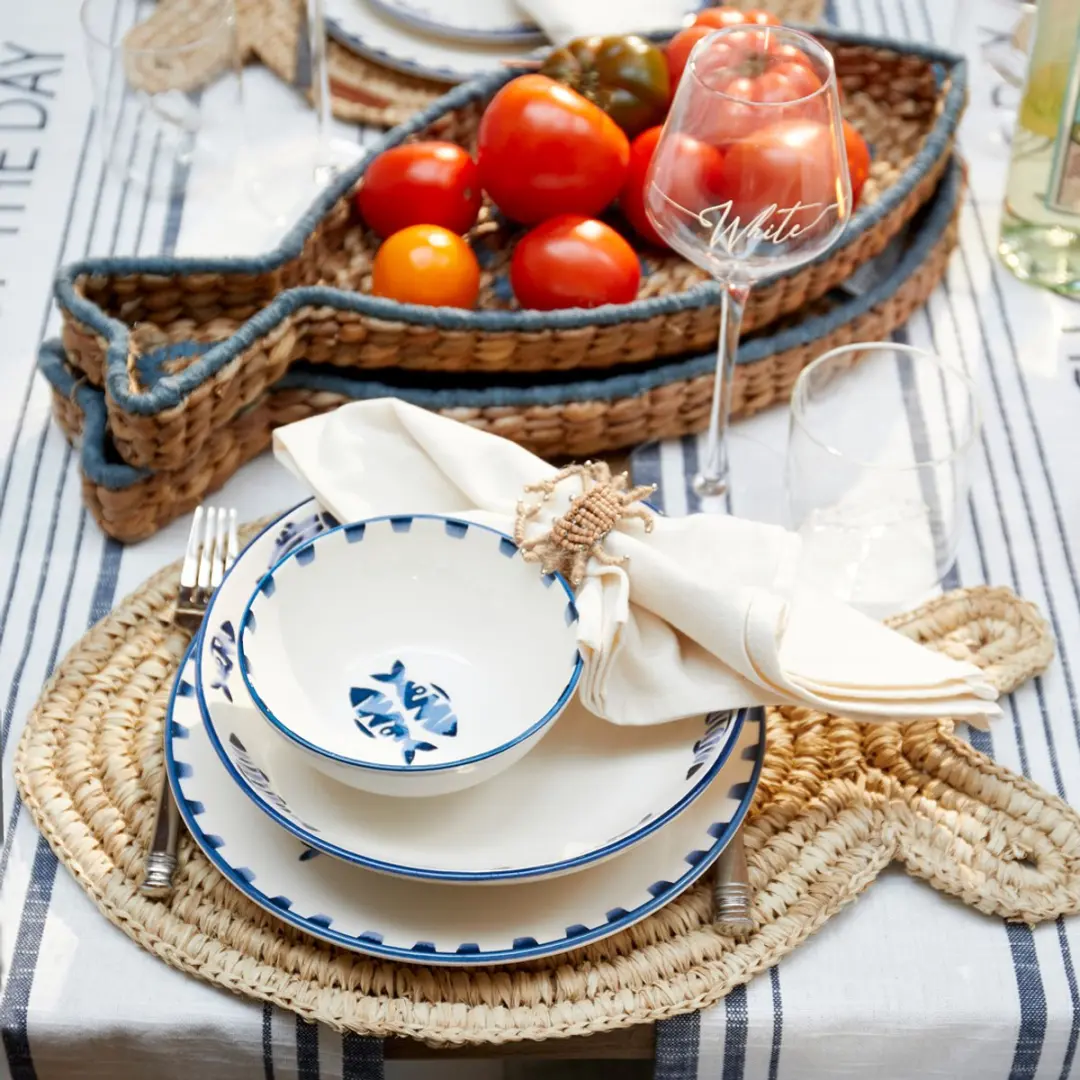 Riviera Maison Vis Placemat Naturel - Sisal 44,5x30cm