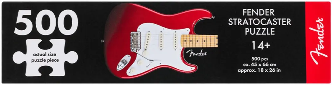 Fender Stratocaster Legpuzzel 500 Stuks - 45x60cm - afbeelding 3 van 6