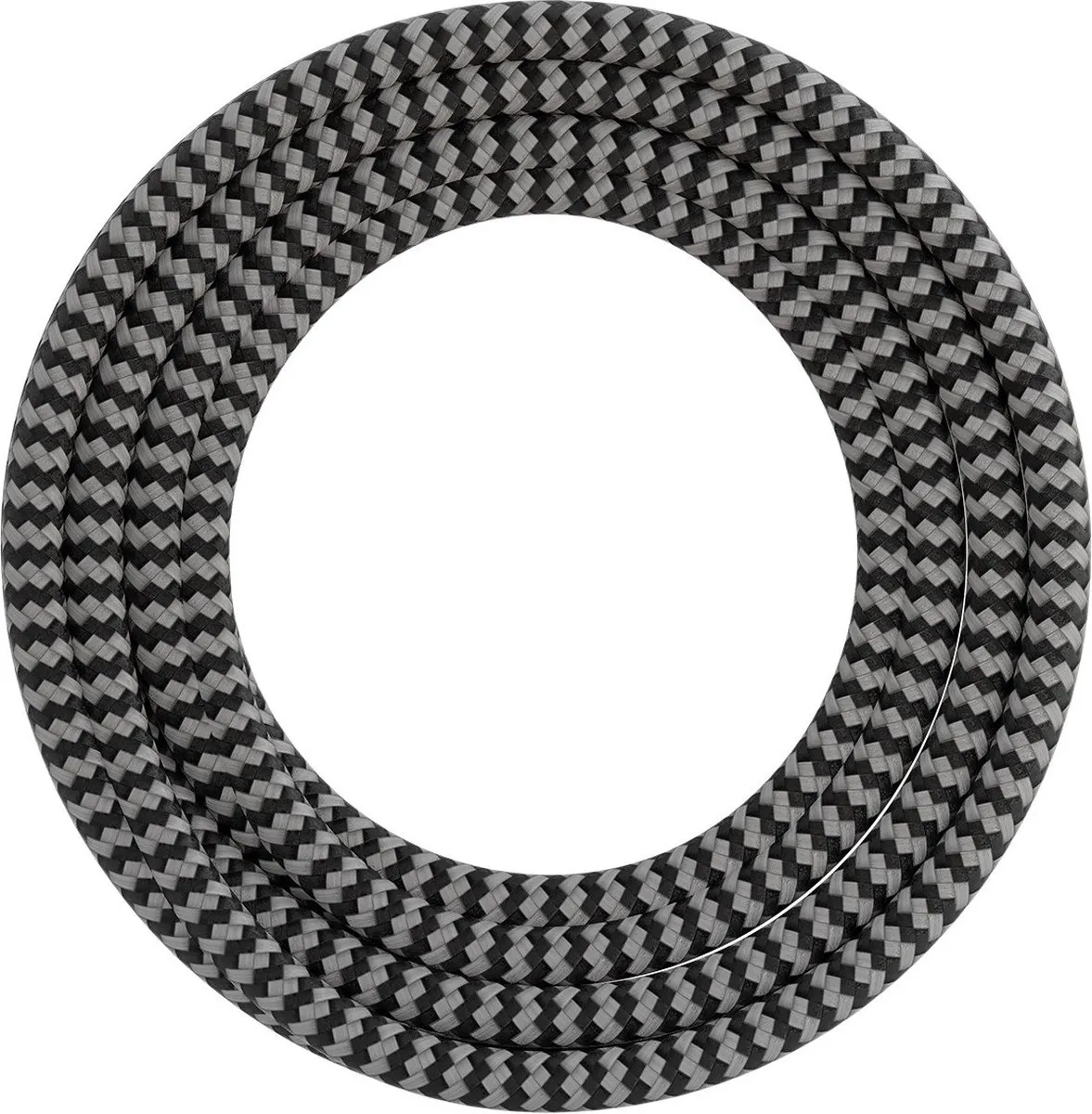 Calex Textielsnoer - Zwart/Wit