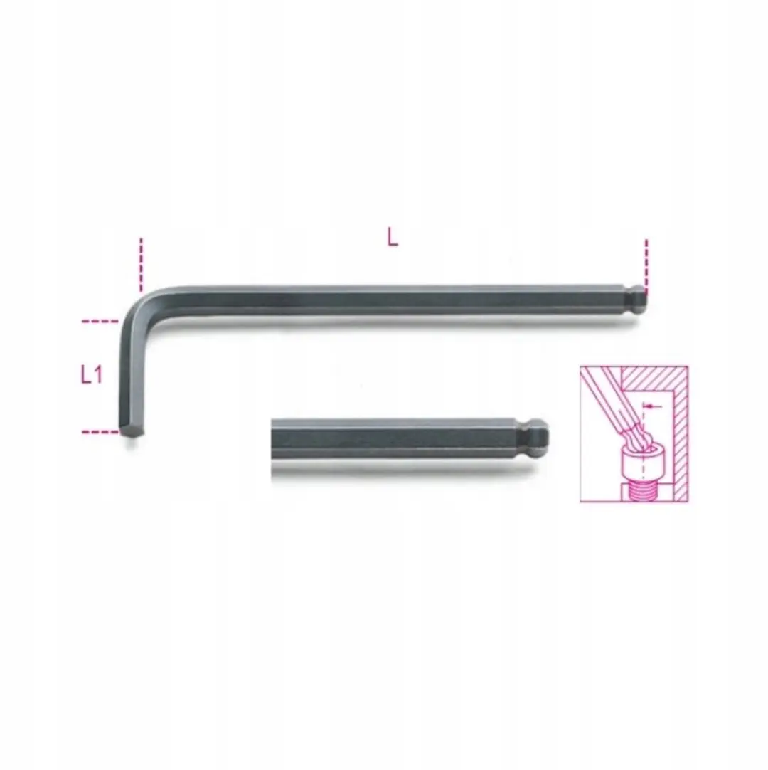 Beta Inbussleutel Kogelkop 4mm