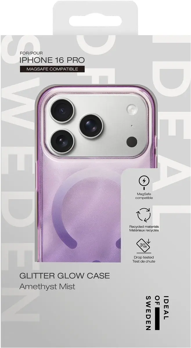 iDeal of Sweden Clear Case iPhone 16 Pro - Amethyst - IDCLCMS-I2461P-631