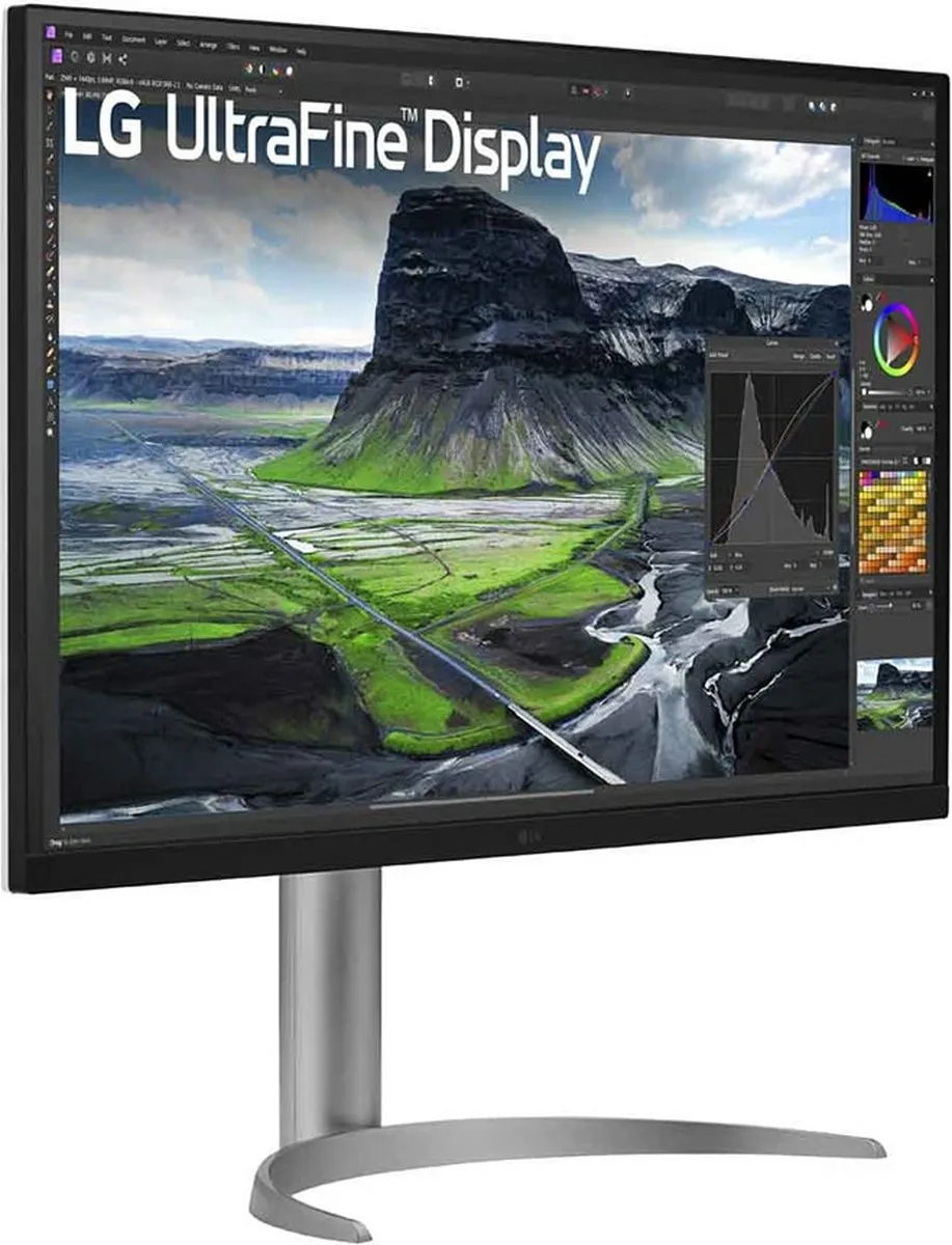 LG UltraFine 32UQ850V-W 4K Monitor - 32 inch - USB-C 90W