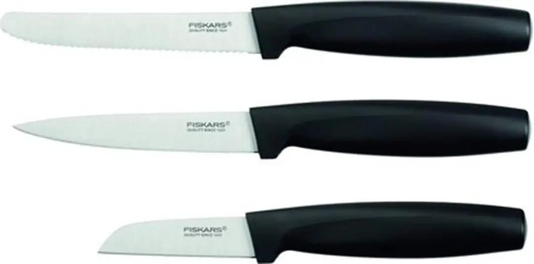Fiskars Messenset 3-delig - Zwart