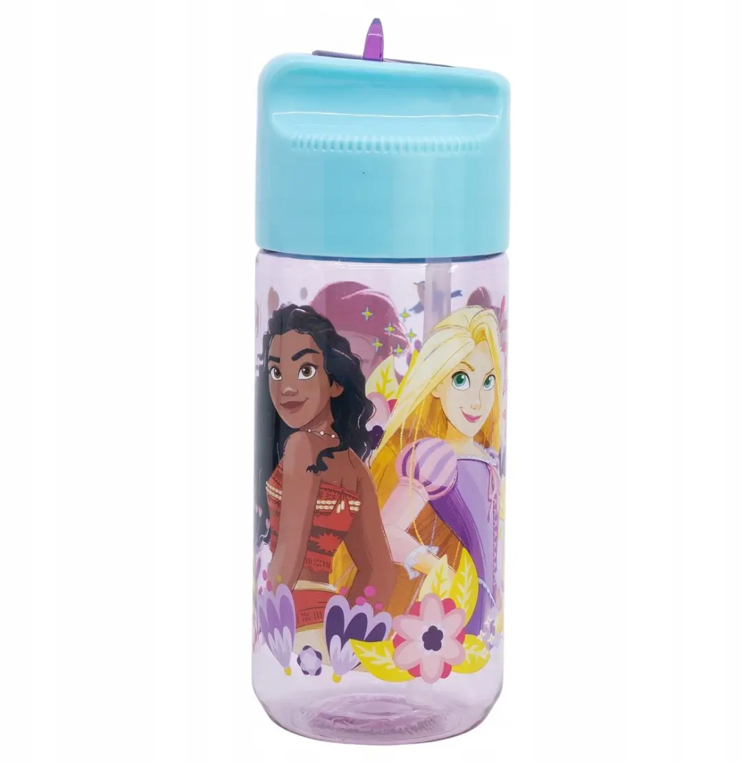 Disney Princess Tritan Waterfles 430ml - Blauw/Rood