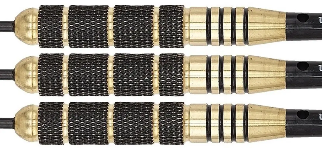 Unicorn Brass Core Plus Dartpijlen 3 Stuks - Zwart/Goud - afbeelding 6 van 6
