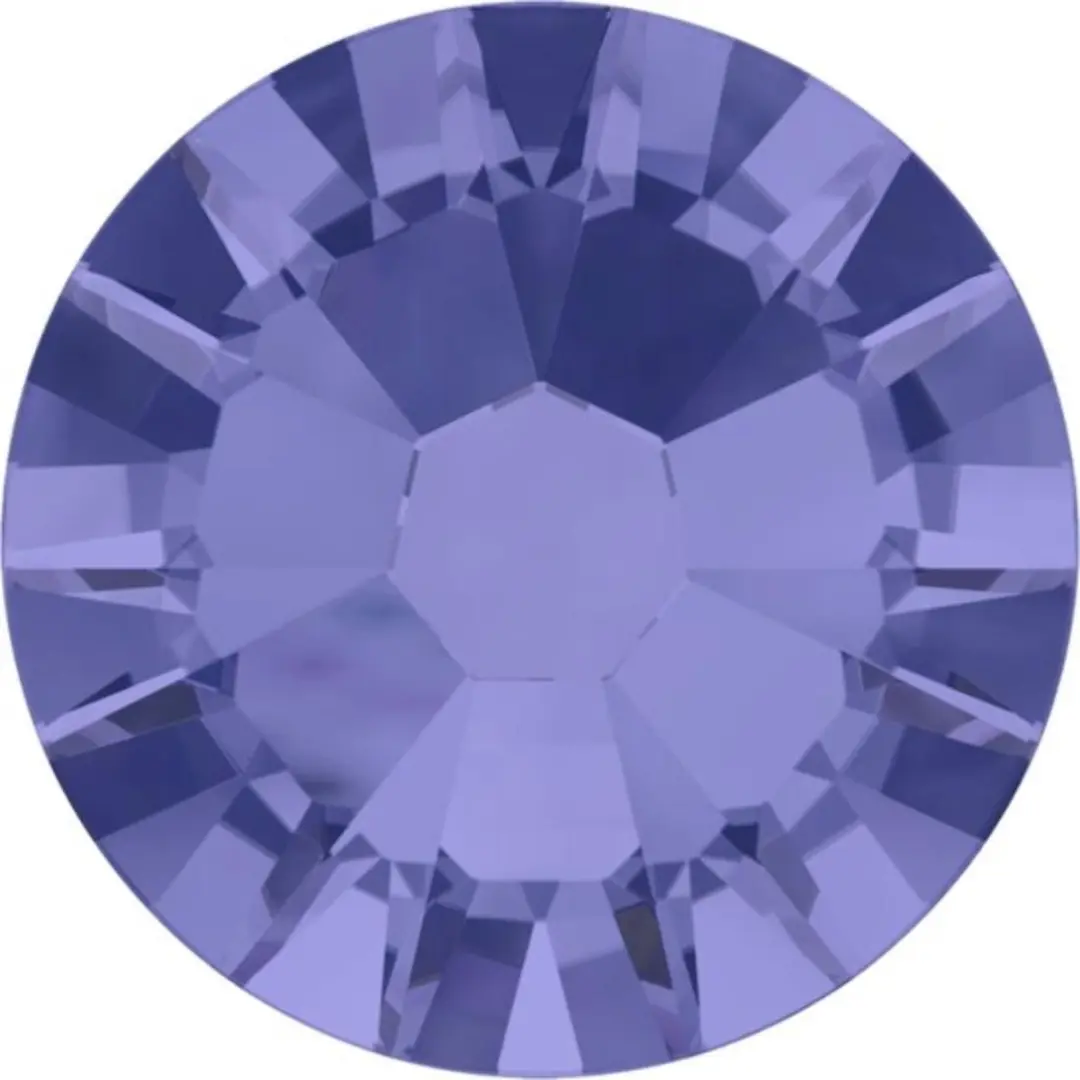 Swarovski Tanzanite SS34 Kristal Steentjes 100 Stuks