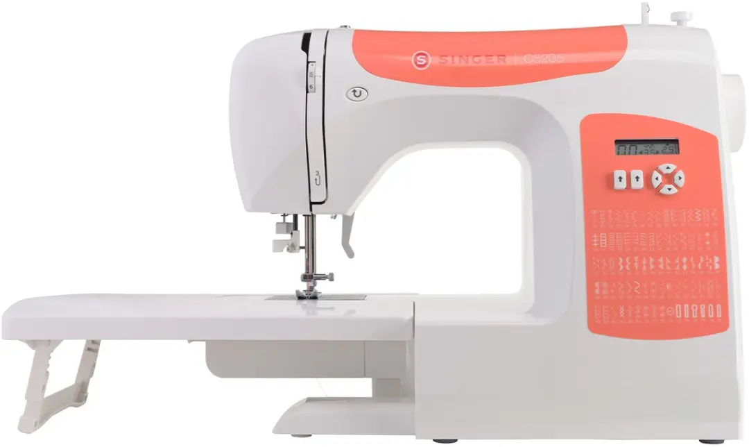 Singer C5205 Naaimachine - Oranje/Wit