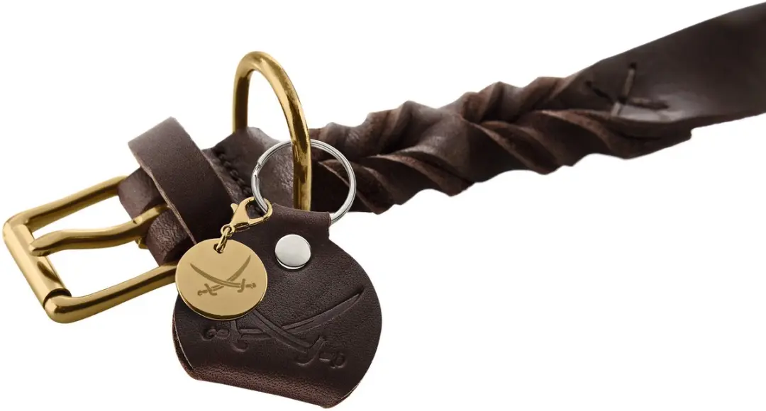 Hunter Hondenhalsband Sansibar Solid Bruin - Maat 55