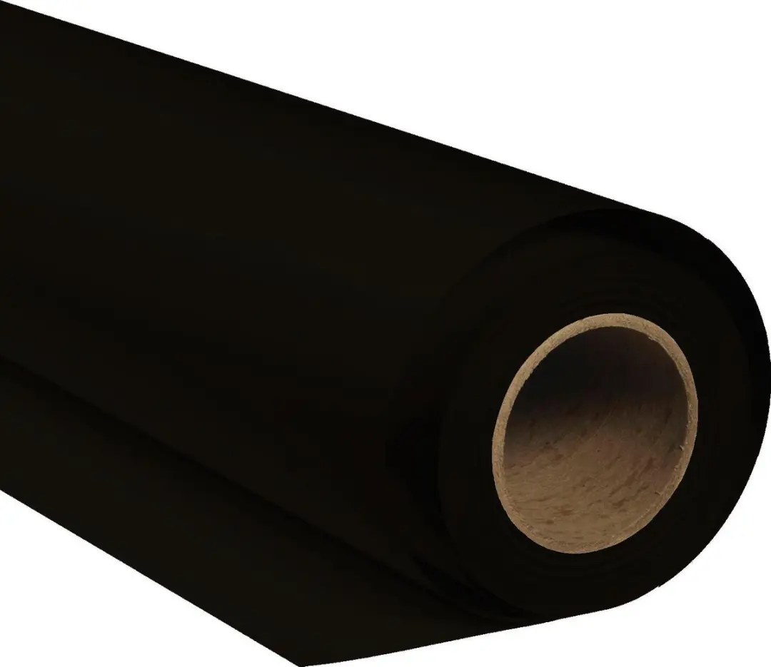 Bresser Achtergrondpapier SBP09 - 1.36x11m Zwart