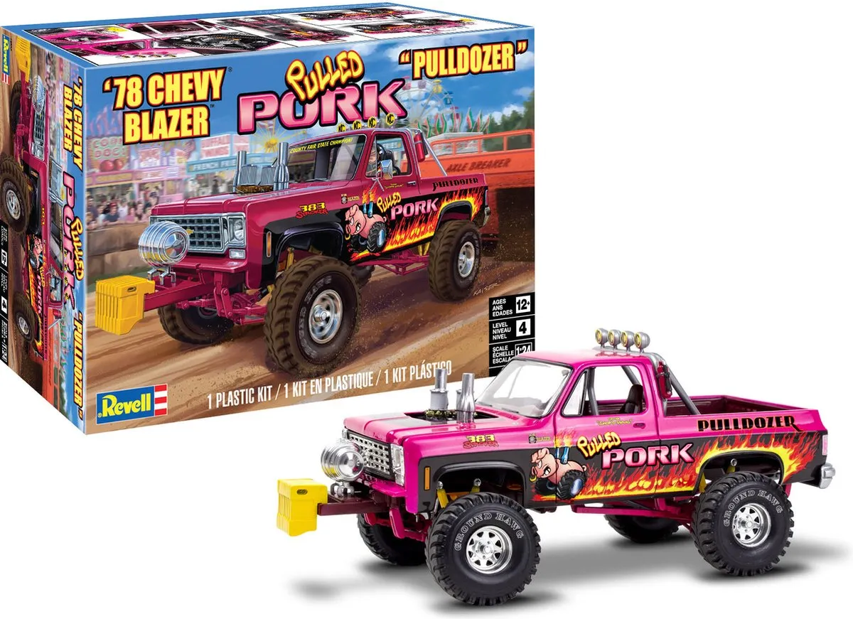 Revell 14532 1978 Chevy Blazer Pulldozer Modelbouwpakket