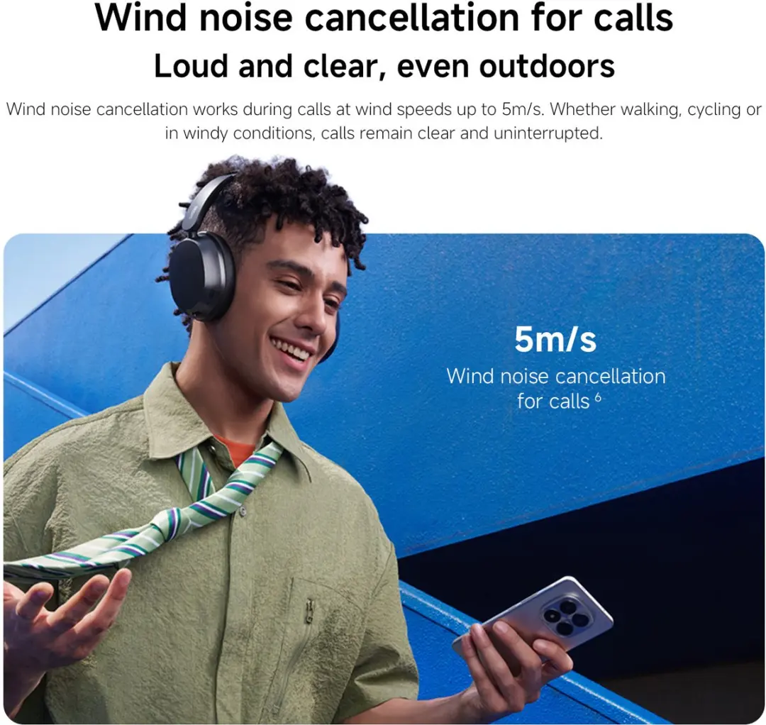 Xiaomi Redmi Headphones Neo Draadloze Koptelefoon - ANC 42dB Blauw - afbeelding 3 van 6