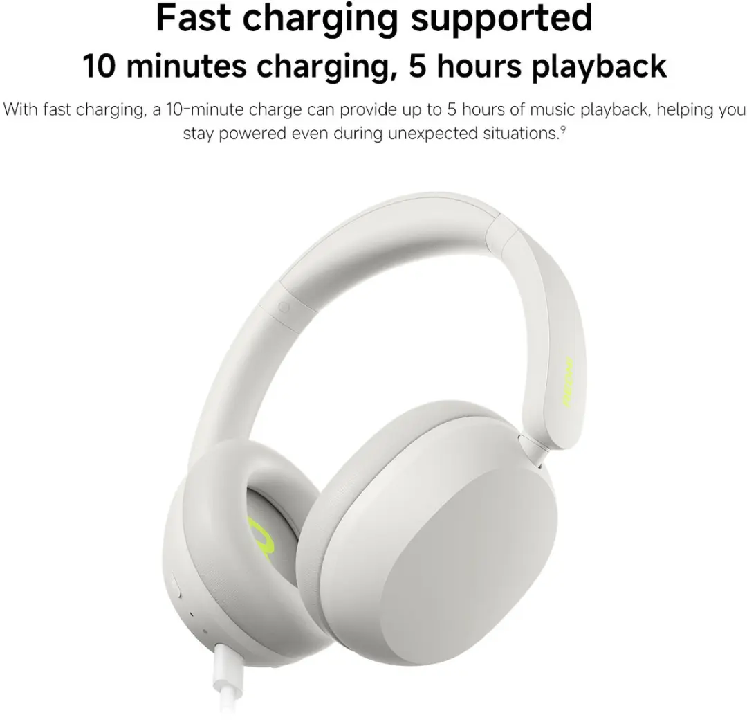 Xiaomi Redmi Headphones Neo Draadloze Koptelefoon - ANC 42dB Blauw - afbeelding 2 van 6