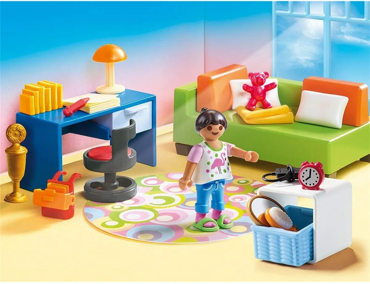 Playmobil Kinderkamer met Bedbank 70209 - Multicolor