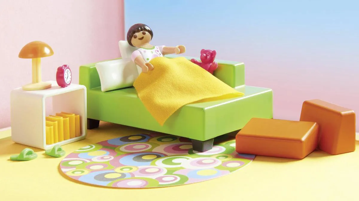Playmobil Kinderkamer met Bedbank 70209 - Multicolor - afbeelding 6 van 6