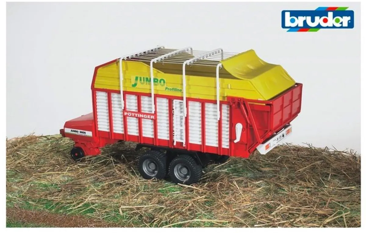 Bruder Pöttinger Jumbo 6600 Profiline Laadwagen 1:16 - Rood
