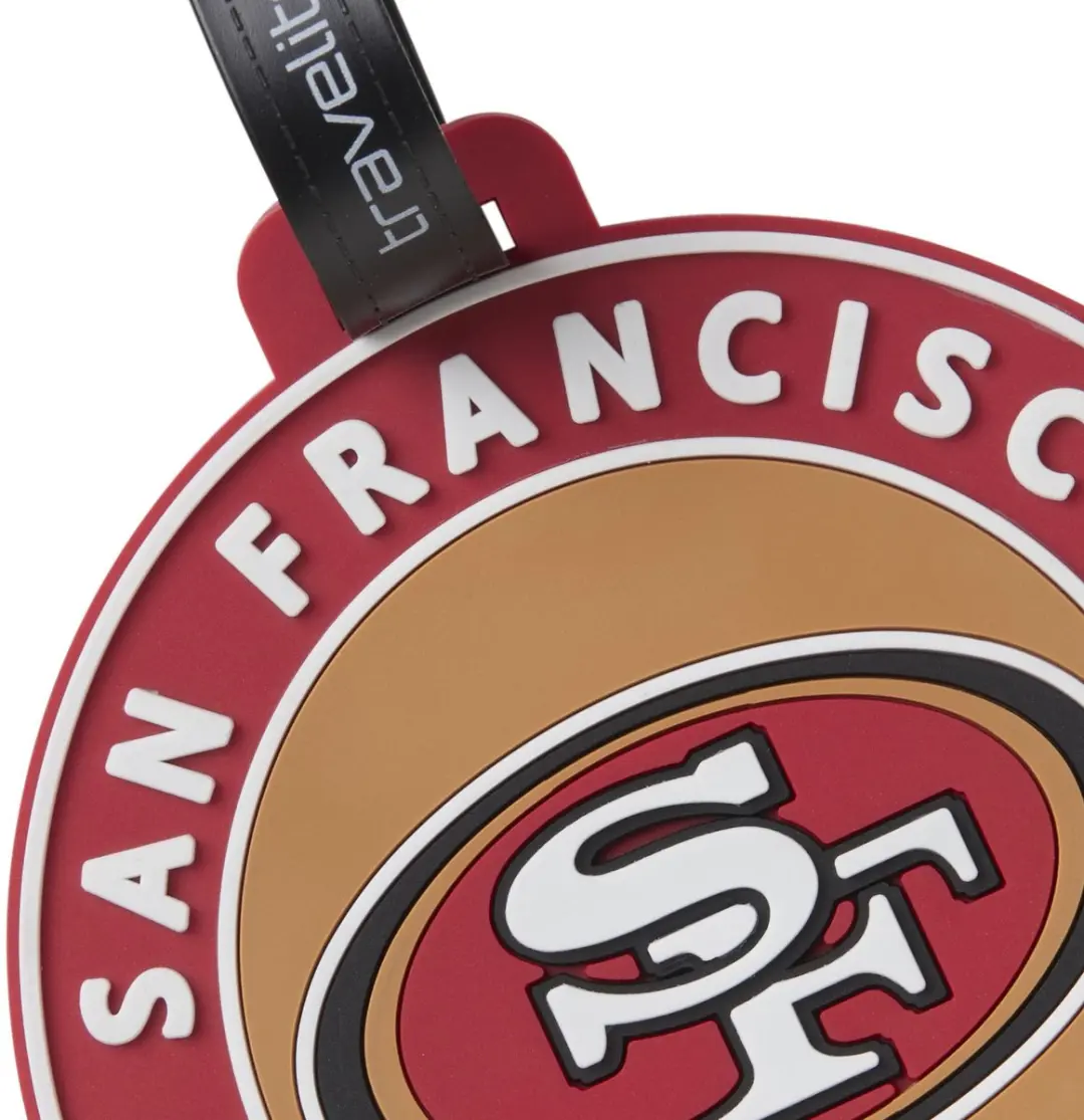 Travelite NFL Bagagelabel 9cm - Rood