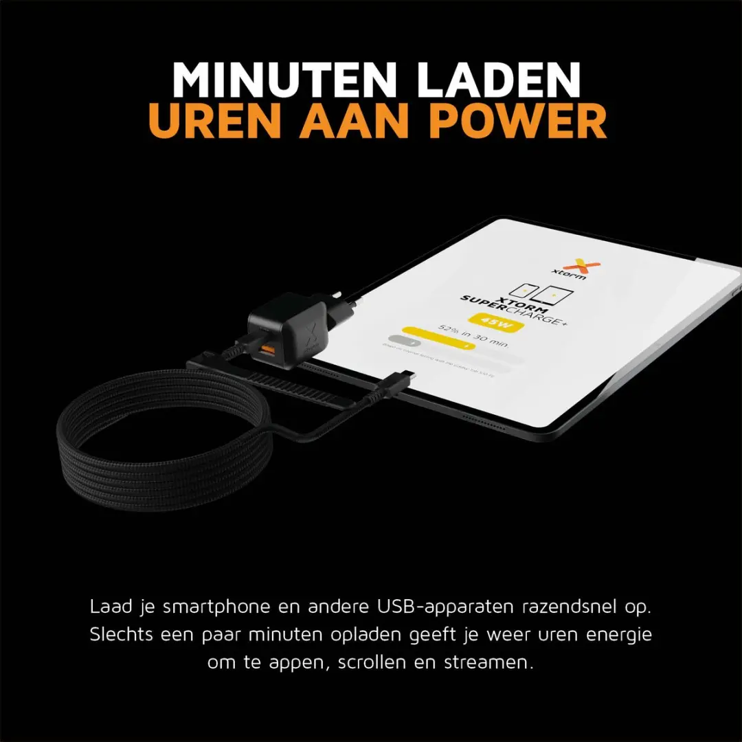 Xtorm XECNG450 USB-C Oplader 45W - 2x USB - Wit