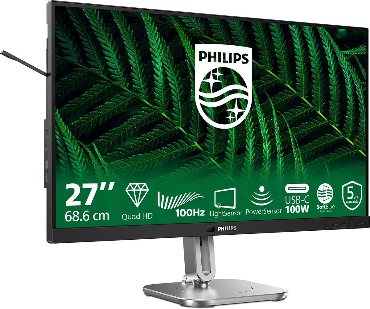 Philips 5000 Series 27B2G5601 Monitor - QHD IPS 27" - 100W USB-C