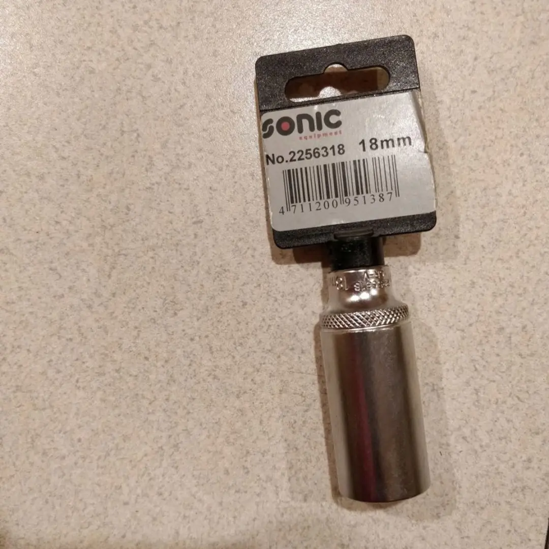 Sonic 6-punts Dop 3/8" M7x63mm